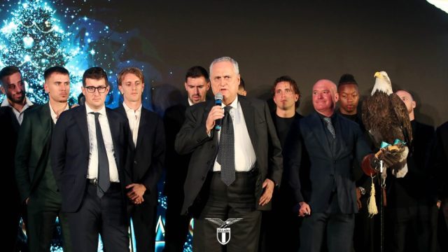 Lotito alla Cena di Natale della Lazio: "Bagno di umiltà, serve spirito di gruppo per crescere"